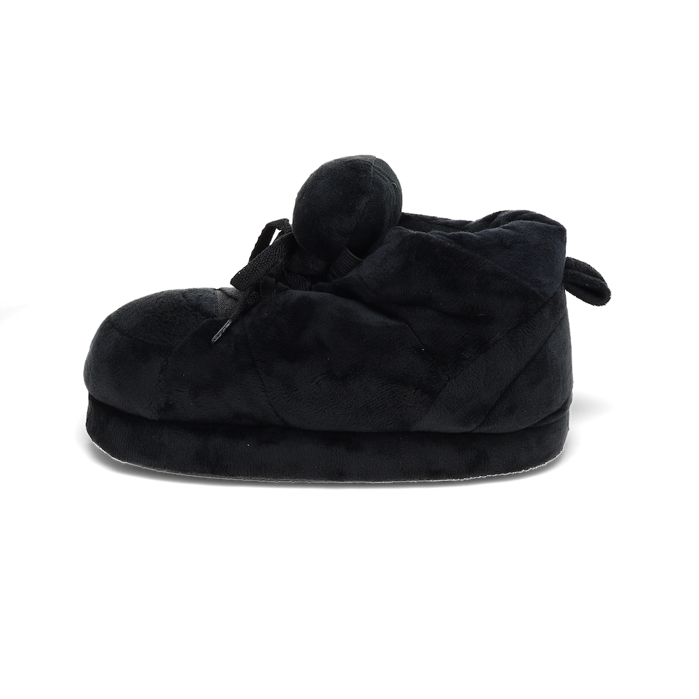 All Black Slippers